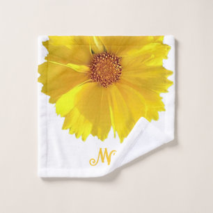 Personalized 'Wildflowers' Wash Towel