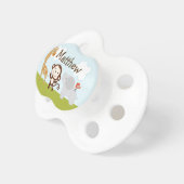 Personalized Wildlife Jungle Animals 2 Pacifier (Front Right)