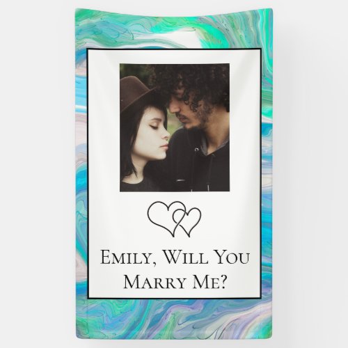 Personalized Will  You Marry Me  Banner