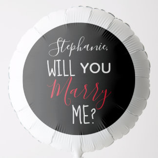 Personalized Will You Marry Me Marriage Proposal Balloon