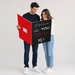 Personalized Will You Marry Me Marriage Proposal Card