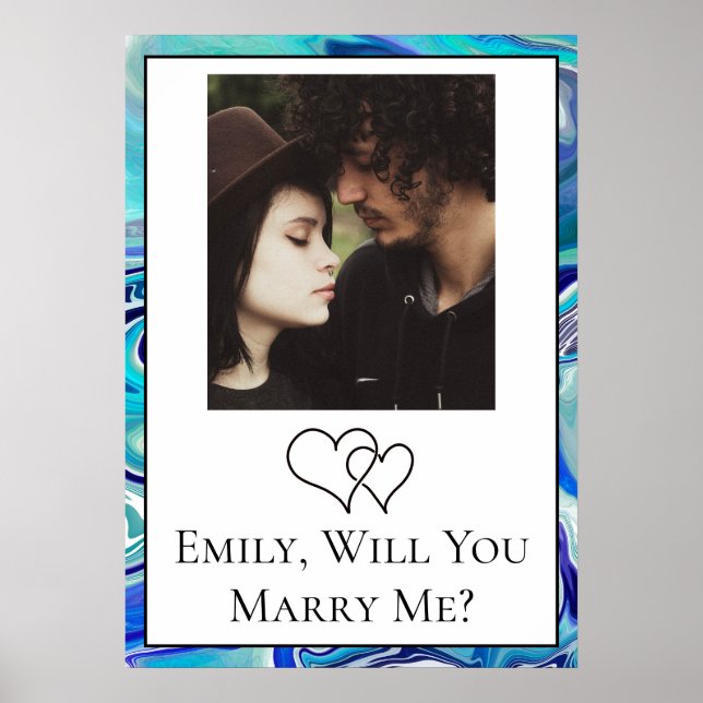 Personalized Will  You Marry Me    Poster (Front)