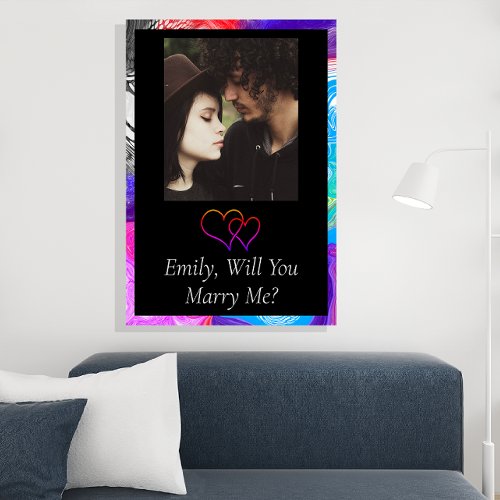 Personalized Will  You Marry Me   Poster