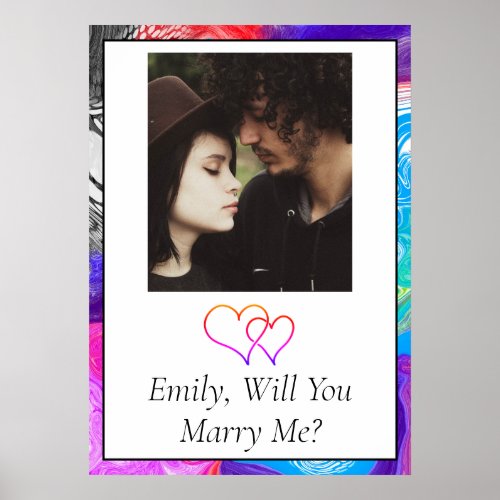 Personalized Will  You Marry Me  Poster