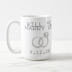 Personalized Will you Marry Us? Coffee Mug