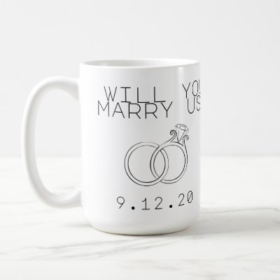 Personalized Will you Marry Us? Coffee Mug