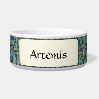 Personalized William Morris Bird and Pomegranate Bowl