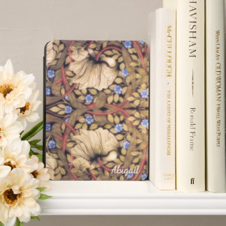 Personalized William Morris Pimpernel Floral Kindle Cover