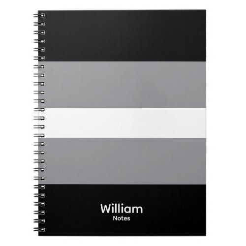 Personalized William Notes Spiral Notebook Journal