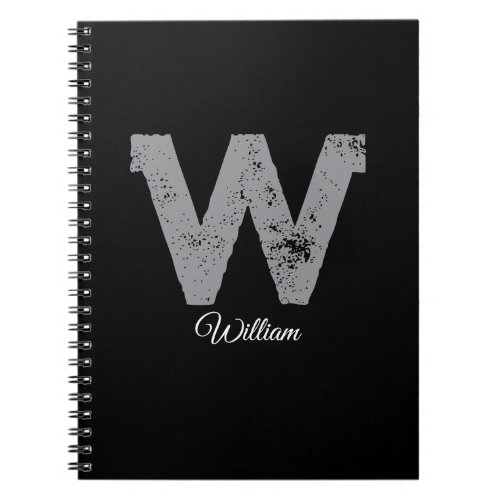 Personalized William W Spiral Notebook Journal