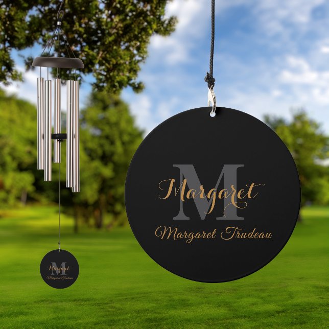 Personalized Wind Chime with Name & Initials (Outdoor)
