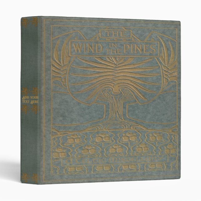 Personalized Wind In The Pines Book 3-Ring Binder (Front/Spine)