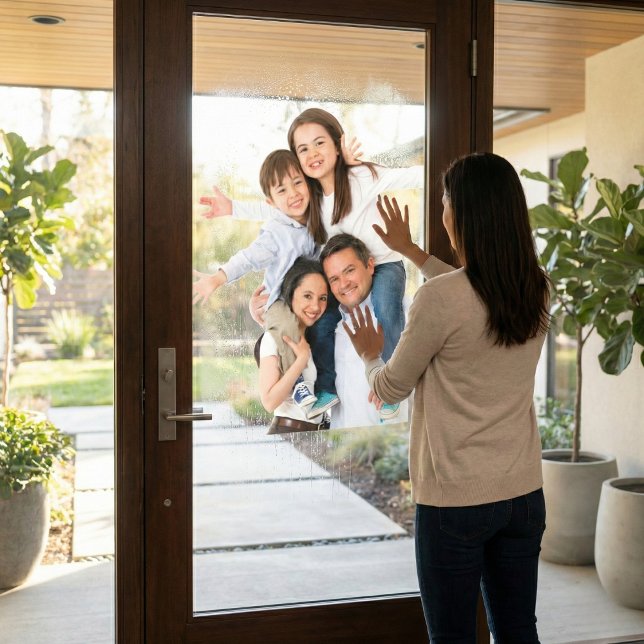 Personalized Window Portrait Cling  (Personalized Window Portrait Cling)