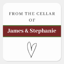 Personalized Wine Cellar Stickers
