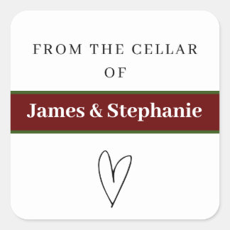Personalized Wine Cellar Stickers 