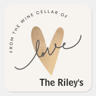 Personalized Wine Cellar Stickers 