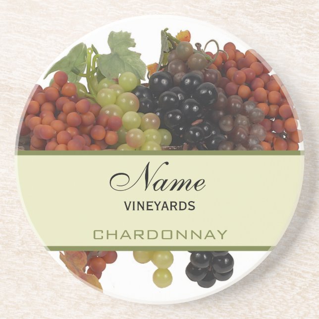 Personalized Wine coasters (Front)