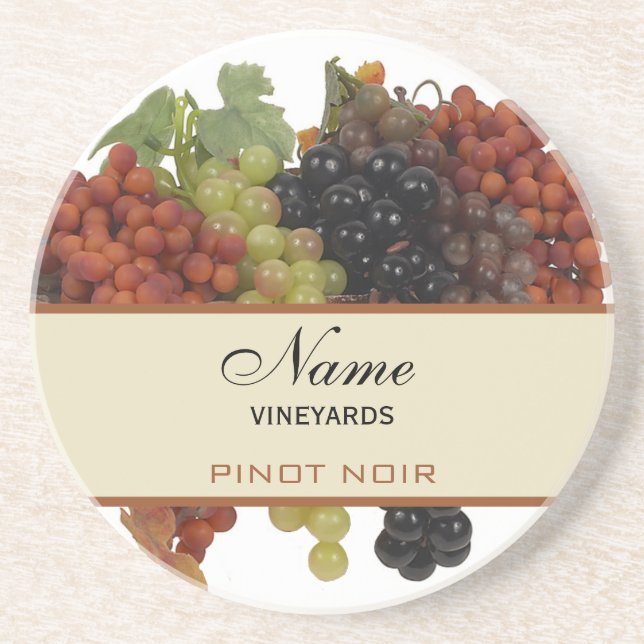 Personalized Wine coasters (Front)