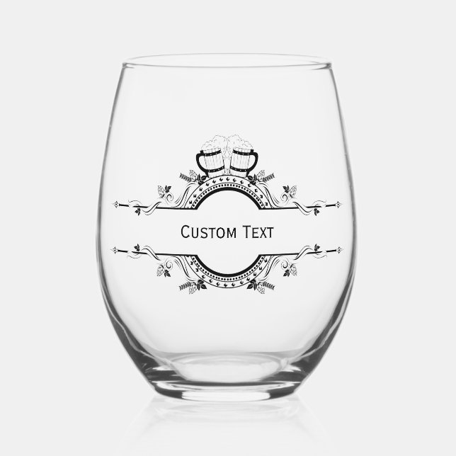 Personalized Wine Glass (Front)