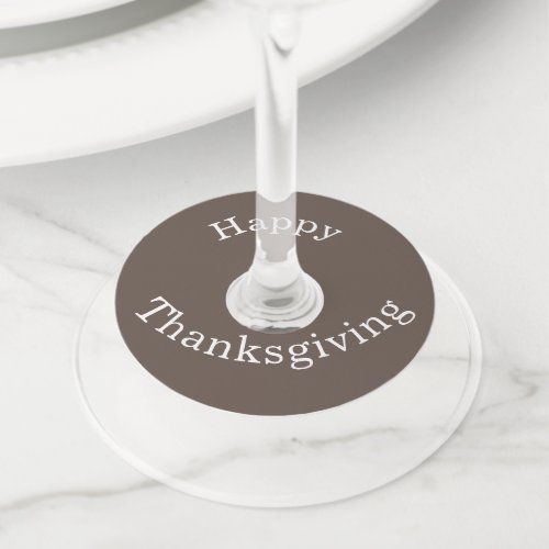 Personalized  wine glass tag