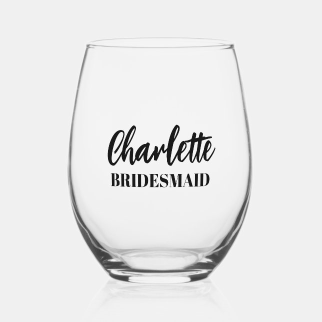 Personalized wine glasses (Front)