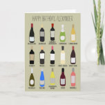 Personalized Wine Lovers Birthday Card