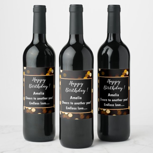 Personalized Wine & Sparkling Wine label (Bottles)