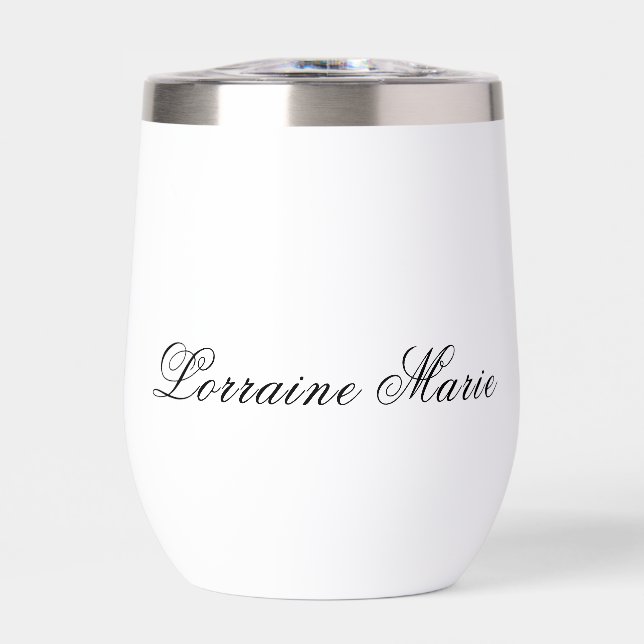 Personalized Wine Tumbler (Front)