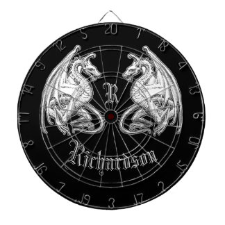 Personalized Winged Dragons Dart Board