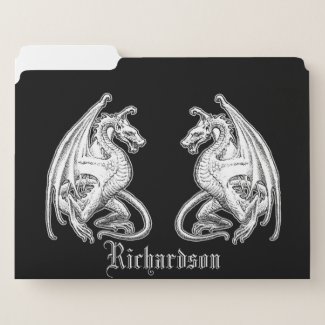 Personalized Winged Dragons 