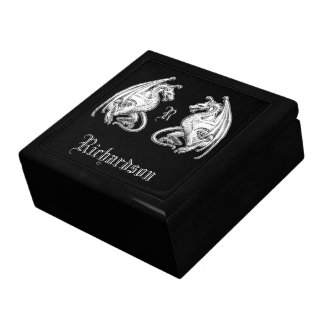 Personalized Winged Dragons Gift Box