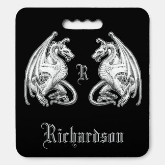 Personalized Winged Dragons Seat Cushion