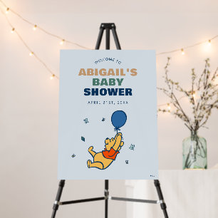 Personalized Winnie the Pooh Baby Shower Welcome Foam Board