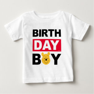 Personalized Winnie the Pooh Birthday Boy  Baby T- T-Shirt