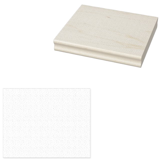 Personalized Winter Geometric Pattern Rubber Stamp (Stamped)