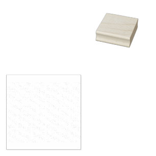 Personalized Winter Geometric Pattern Rubber Stamp