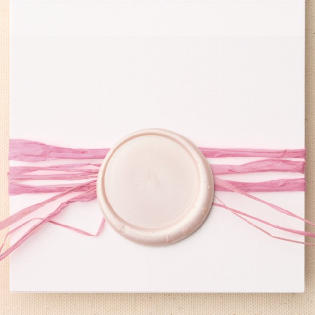 Personalized Winter Geometric Pattern Wax Seal Sticker (Front)
