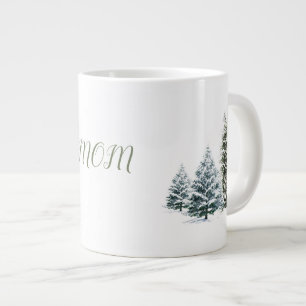 Personalized Winter Scene  Bone China Mug