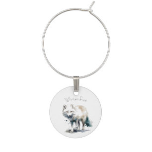 Personalized Winter Tablescape Elegance Wine Charm