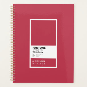 Personalized Winterberry Red Notebook   Custom 