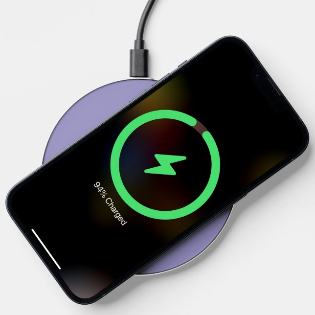 Personalized Wireless Charger - Custom Text (Phone)