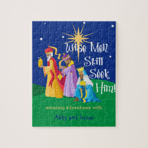 Personalized Wise Men Still Seek Him Christmas Jigsaw Puzzle