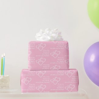 Personalized Wish Cute and Fun Pink Hearts Pattern
