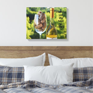 Personalized wishing you the best in 20XX Canvas Print