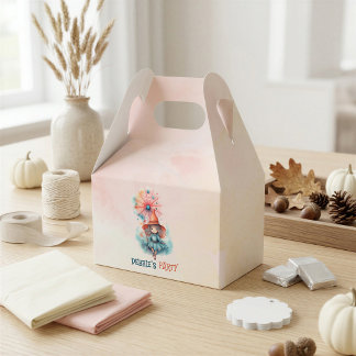 Personalized Witch Halloween Birthday Celebration Favor Boxes