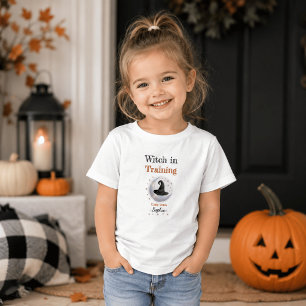  Personalized Witch in Training – Halloween  Toddler T-shirt