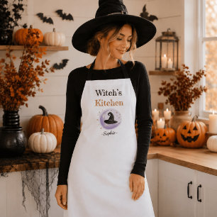 Personalized Witch’s Kitchen – Halloween Apron
