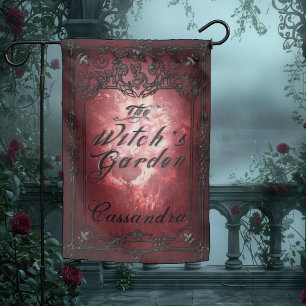 Personalized Witch's Garden Flag