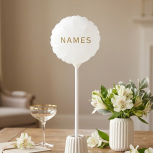 Personalized With 2 Last Name or Nickname on Them Balloon
