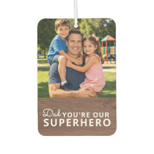 Personalized with 2 Photos and Text Air Freshener